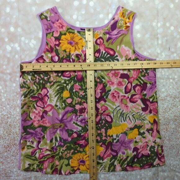 Koos of Course Sleeveless Floral Blouse, Women's Medium, NWT - Picture 6 of 8